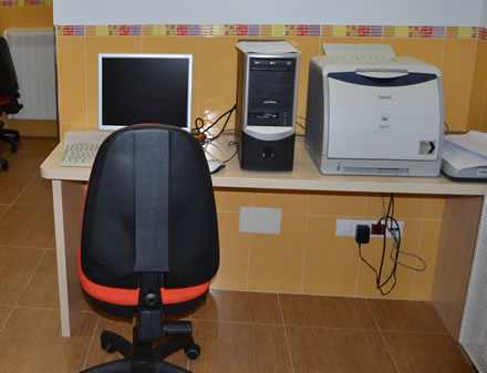 La sala de estudio